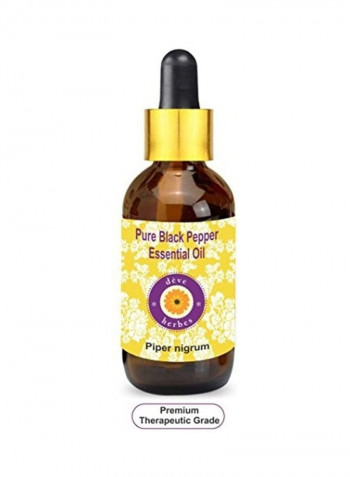 Pure Black Pepper Essential Oil With Glass Dropper 100ml
