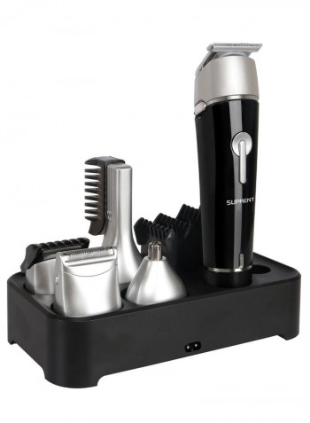 5-In-1 Multi-Functional Beard Groomer Kit Black/Silver