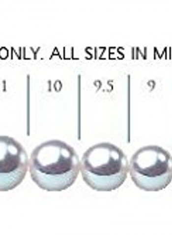 925 Sterling Silver Zirconia Pearl Earrings