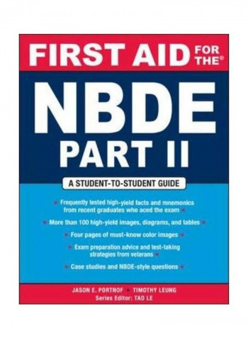 First Aid For The NBDE Part II : A Student-To-Student Guide Paperback