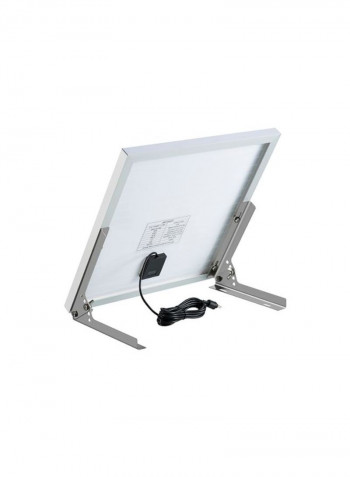 Multi-Functional Solar Power Fountain Black/White/Black 10x5.7x8cm