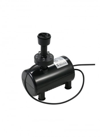 Multi-Functional Solar Power Fountain Black/White/Black 10x5.7x8cm