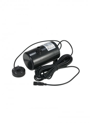 Multi-Functional Solar Power Fountain Black/White/Black 10x5.7x8cm