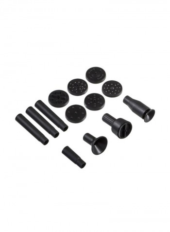 Multi-Functional Solar Power Fountain Black/White/Black 10x5.7x8cm