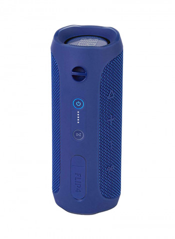 Flip 4 Waterproof Portable Bluetooth Speaker Blue