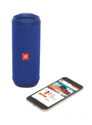 Flip 4 Waterproof Portable Bluetooth Speaker Blue