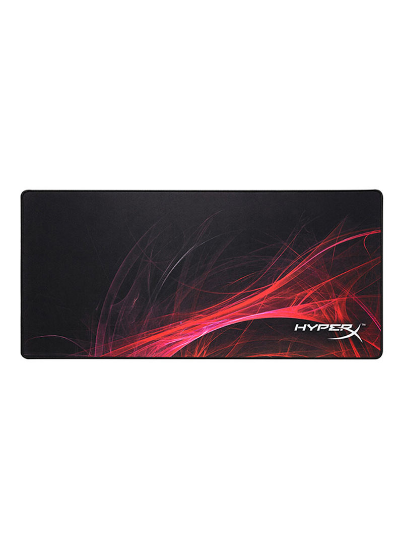 Gaming Mouse Pad Rubber Mat 60.0X42.0X0.4centimeter Black/Red