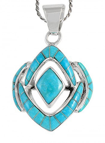 Sterling Silver Metal Pendant Necklace