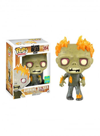 The Walking Dead Burning Walker Bobblehead 849803094850