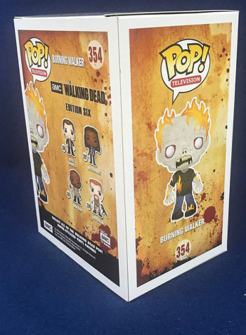 The Walking Dead Burning Walker Bobblehead 849803094850
