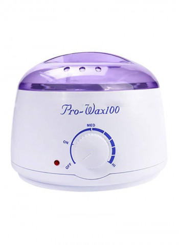 Electric Wax Heater White/Purple