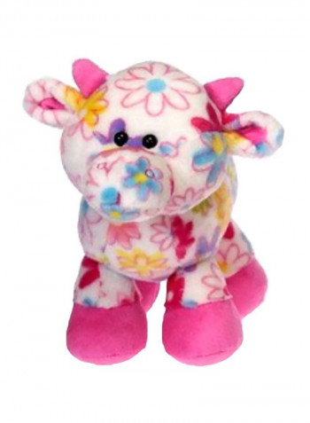 Floral Printed Cow 10inch