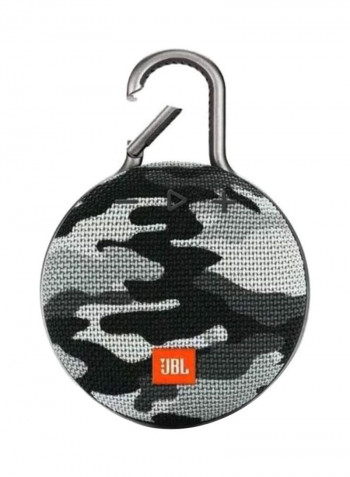 Clip 3 Portable Bluetooth Speaker 13.7x9.7x4.6cm Black/Grey/Off White