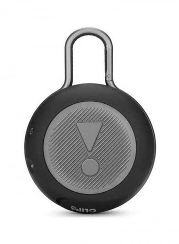 Clip 3 Portable Bluetooth Speaker 13.7x9.7x4.6cm Black/Grey/Off White