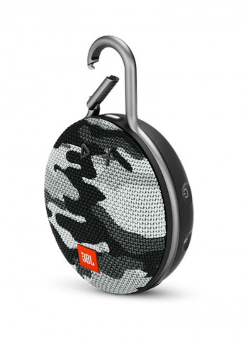 Clip 3 Portable Bluetooth Speaker 13.7x9.7x4.6cm Black/Grey/Off White