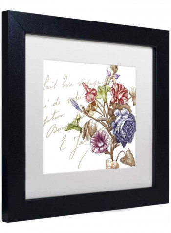 La Belle VIe II Framed Wall Art Multicolour 11 x 11inch