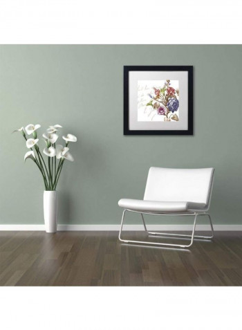 La Belle VIe II Framed Wall Art Multicolour 11 x 11inch