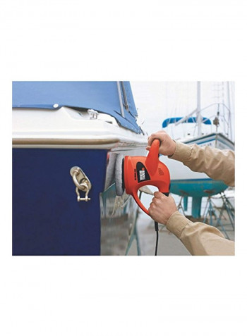 Random Orbit Polisher Orange/Black/Blue