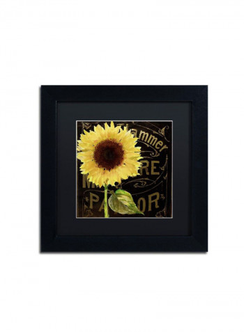 Sundresses I Framed Wall Art Yellow/Red 11 x 11inch