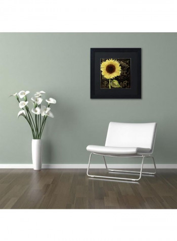 Sundresses I Framed Wall Art Yellow/Red 11 x 11inch