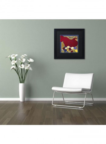 Portrait II Hilaire Degas Canvas Wall Art multicolour 18 x 24inch