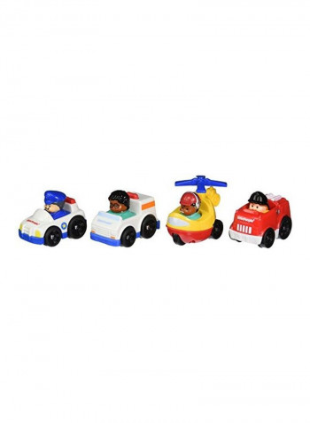 4-Piece Little People Wheelies Community Helpers Set DKY38