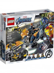 477-Piece Marvel Avengers Truck Take-Down Building Kit