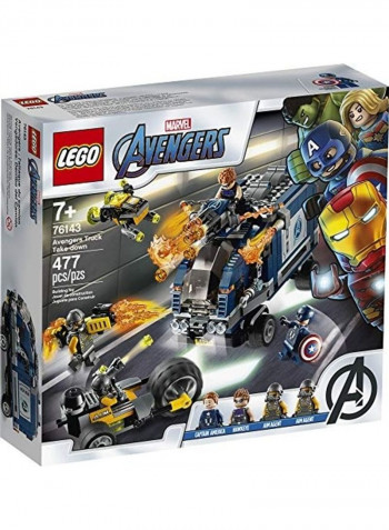 477-Piece Marvel Avengers Truck Take-Down Building Kit