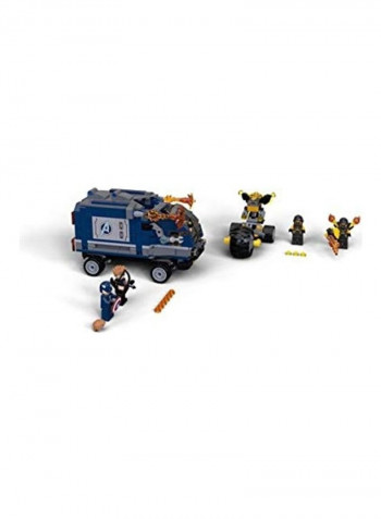 477-Piece Marvel Avengers Truck Take-Down Building Kit