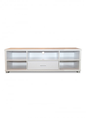 Logan Entertainment Unit White