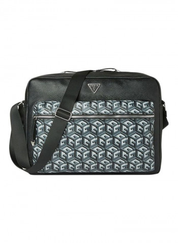 Neo Messenger Bag Black/Grey/White