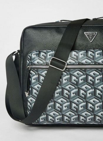 Neo Messenger Bag Black/Grey/White