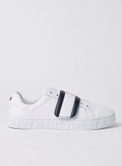 Colourblock Strap Sneakers White