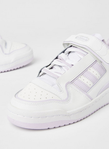 Forum Plus Sneakers Cloud White/Cloud White/Purple Tint