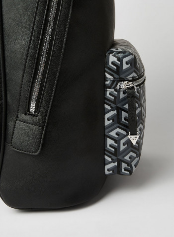 Neo Zipper Backpack Black