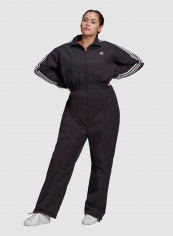 Plus Size Adicolor Classics Boiler Jumpsuit أسود/ أبيض تقييمات Plus Size Adicolor Classics Boiler Jumpsuit أسود/ أبيض