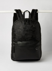 Camouflage Pattern Backpack Black