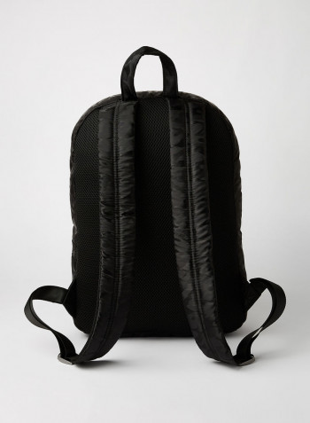 Camouflage Pattern Backpack Black