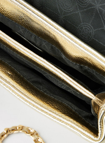 D Hatton Chain Crossbody Bag Gold