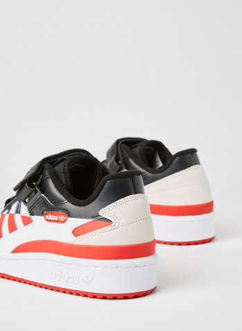 Forum Low Premium Sneakers Core Black/Cloud White/Vivid Red