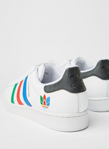 Superstar Sneakers White/Blue/Green