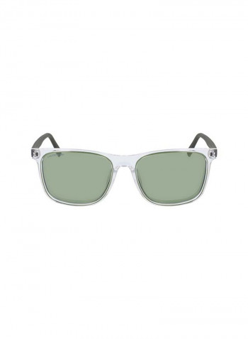 Men's Fullrim Injected Modified Rectangle Sunglasses - Lens Size: 55 mm