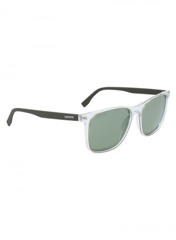 Men's Fullrim Injected Modified Rectangle Sunglasses - Lens Size: 55 mm