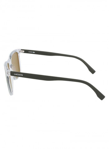 Men's Fullrim Injected Modified Rectangle Sunglasses - Lens Size: 55 mm