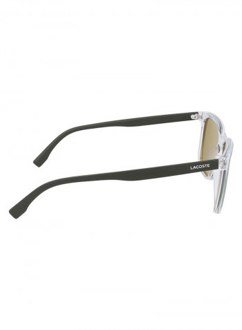 Men's Fullrim Injected Modified Rectangle Sunglasses - Lens Size: 55 mm