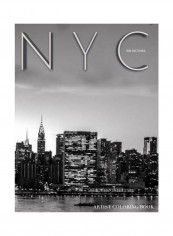 NYC Artist Coloring Book Hardcover English by Michael Huhn