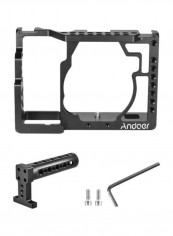 Camera Cage Mount For Sony A7/ A7R/ A7S 15x10.5x5cm Silver