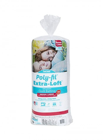 Quilt Batting White 18.2x8.8x8inch
