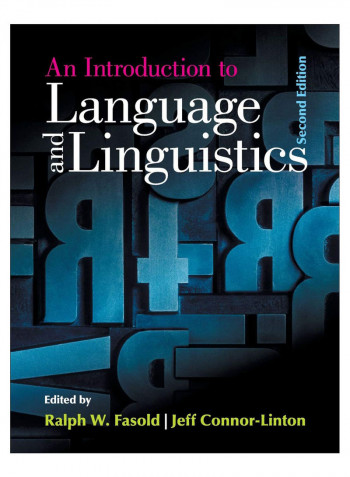 An Introduction To Language And Linguistics Paperback 2nd Edition