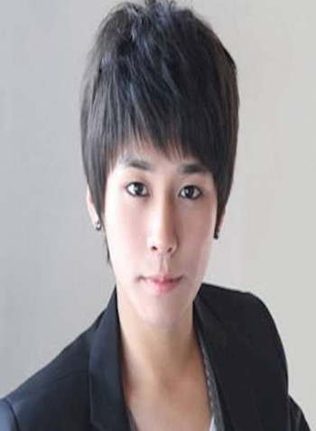 Short Straight Hair Wig Black